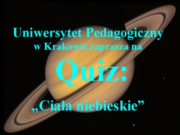 Astronomiczny quiz 'Gwiazdozbiory'