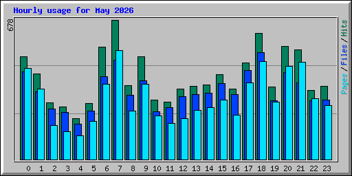 Hourly usage for May 2026