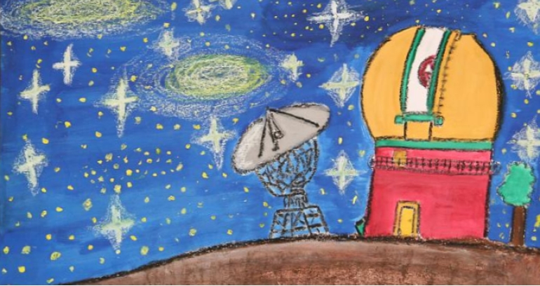 tesleskopy - praca nagrodzona w konkursie 'Wszechświat piękny jak malowanie'