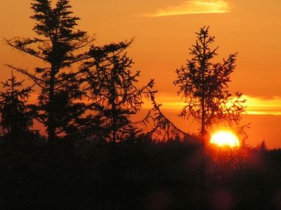 Photo: Sunset view from dome