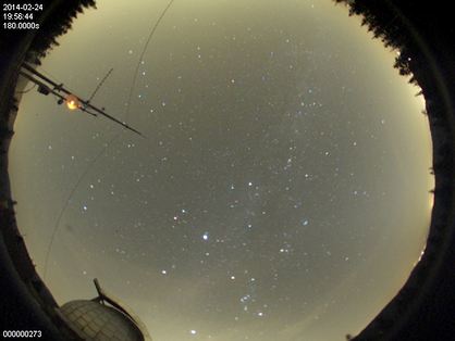 Photo: Sky above the observatory