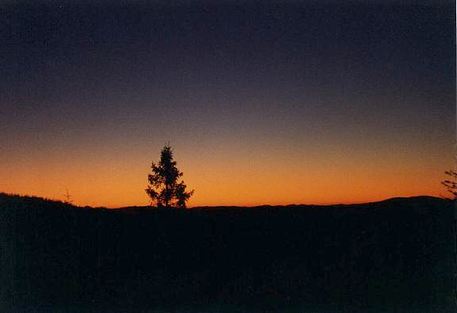 Photo: Sunset as seen from the Observatory
